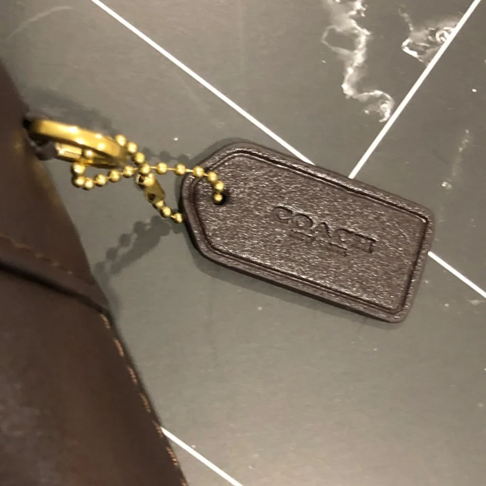 COACH Maple Leather Shoulder Bag
